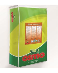 PRO 1 NPK 15-3-8(+2)MgO +1Fe OSMO 25kg - voor gazon en sportveld