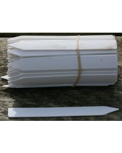 Plantetiketten/ Steeketiketten wit 6x1cm - 25 stuks
