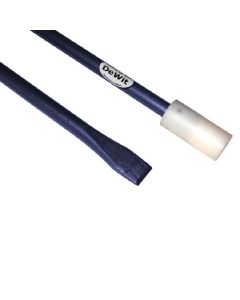 De Wit Stootijzer 140x2,8cm geheel rond met nylon dop en beitel