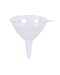 Trechter kunststof naturel - 10cm