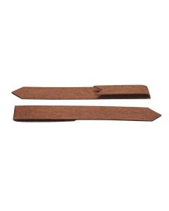 Kantopsluiting Eindverbindingsclip Corten staal ongecoat 30,5cm