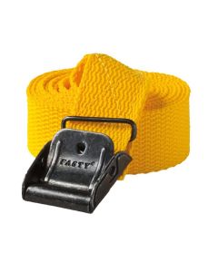 Fasty 122 Sjorband geel - 25mm x 1,5m - 400kg