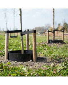 Gietrand HDPE dikte 2mm 50mx30cm - zwart