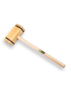 Sleg hout rechthoek model met ovale steel 100cm