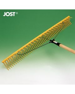 JOST Gras-/Egaliseerhark 48T gebogen 24T haaks 94cm met steel
