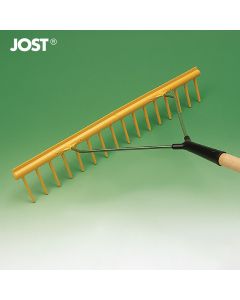 JOST Hooihark kunststof 16T recht met egaliseerstrip met steel