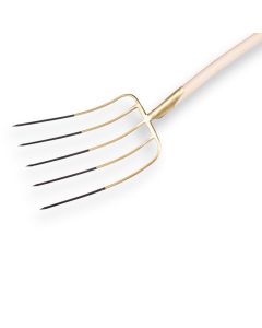 Offner Bladvork 5 tands 43cm met veerdul en steel 130cm