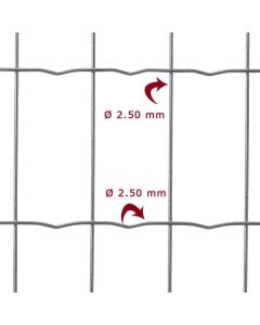 Pantanet Family Tuingaas antraciet 25m - hoogte 81cm 