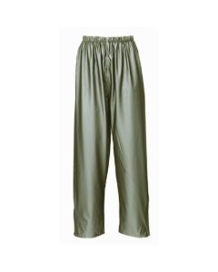 Regenbroek stretch groen mt L