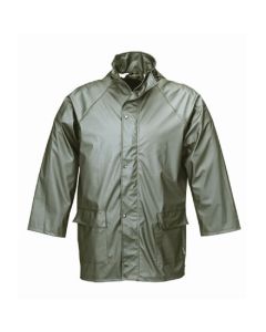 Regenjas stretch groen mt M