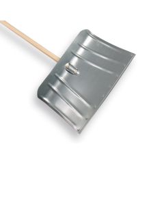 Sneeuwschuiver verzinkt gebogen 45x29cm met steel 140cm