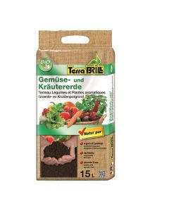 BIO Groente- en Kruidenpotgrond TerraBrill 15L