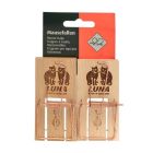 Luna Muizenval hout 2 stuks - 10% korting bij 10 kaarten