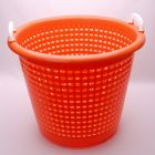Tuinmand / Industriemand 55L oranje - met stalen proppen