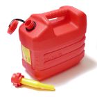 Jerrycan kunststof voor brandstof rood 10L