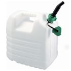 Jerrycan voor water met geintegreerde schenktuit wit 20L