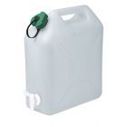 Jerrycan voor water met kraan wit 10L