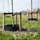 Gietrand HDPE dikte 2mm 25mx30cm - zwart