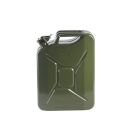 Jerrycan voor benzine, metaal groen 20L
