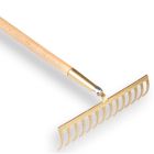 Offner Tuinhark 14 tands gebogen met dul en steel 170cm