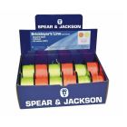 Spear & Jackson Metselkoord - 50m geel en oranje - display 12 stuks