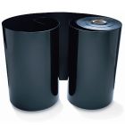 Wortelscherm zwart HDPE wand 1mm 50mx100cm